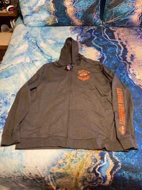 Zippered Harley-Davidson Hoodie SZ 3XL-NWT